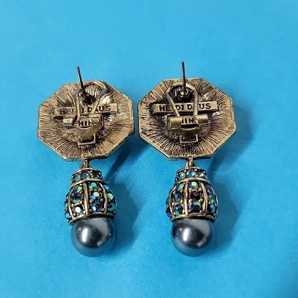 7 PIECE Heidi Daus Lavish Layers Crystal Accented Necklace Bracelet Ring Earring - Picture 14 of 16